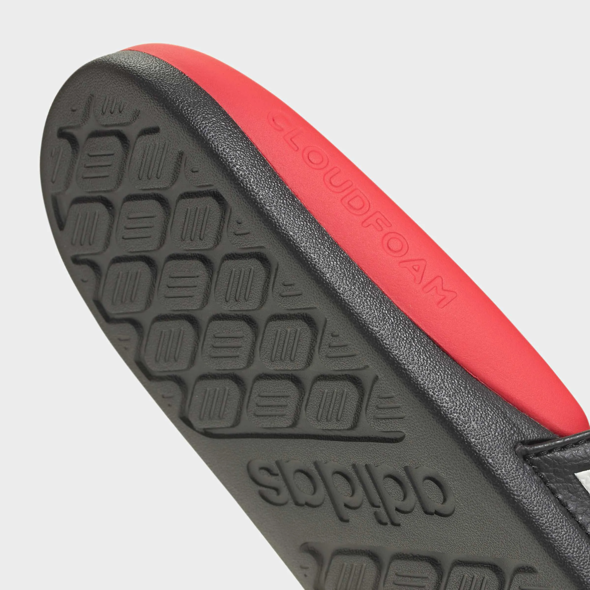adidas ADILETTE COMFORT 2.0 Unisex Badelatschen schwar/rot/weiß