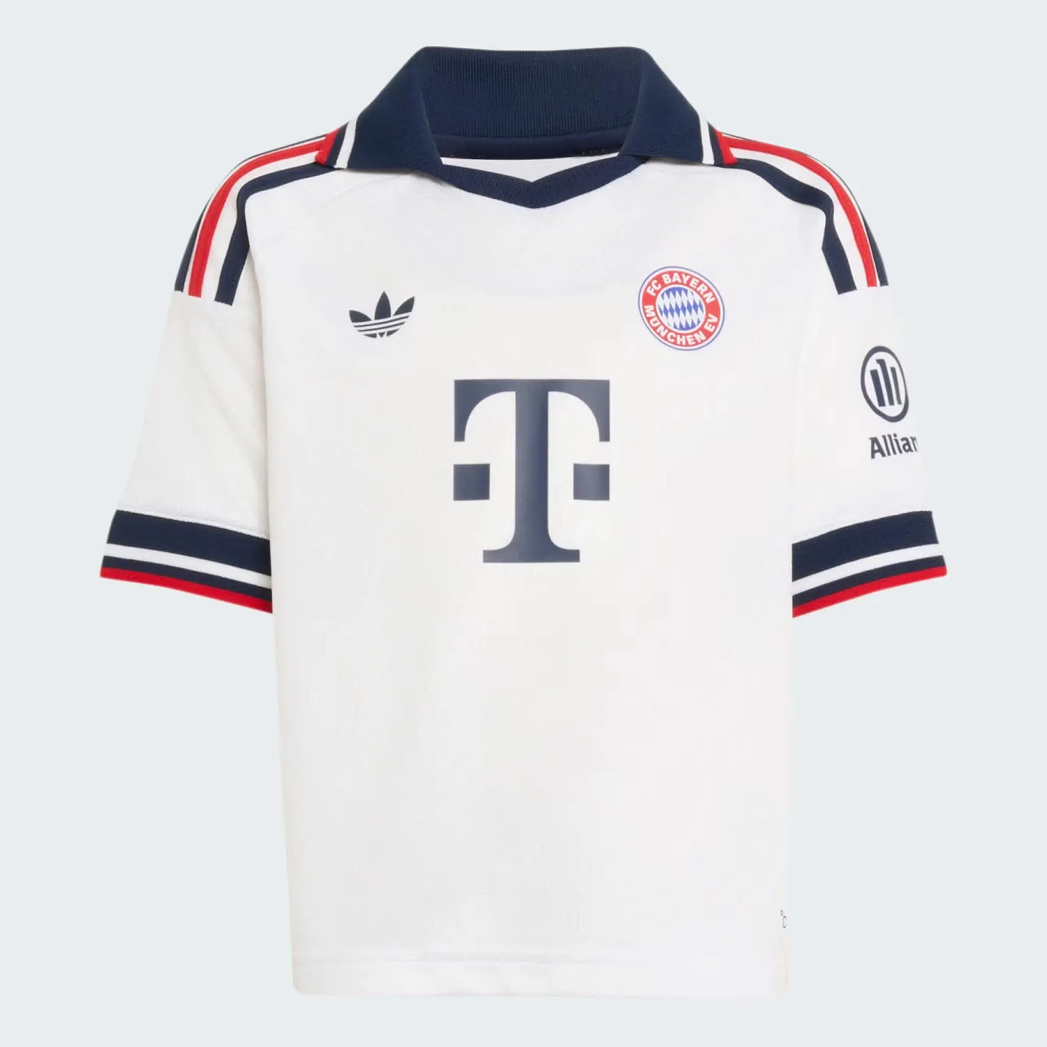 adidas FC Bayern München 26/27 Auswärtsset Kinder Trikot & Hose weiß