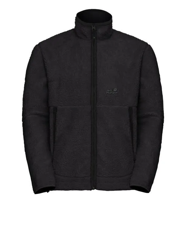 Jack Wolfskin Stone Lite Herren Jacke Fleecejacke schwarz