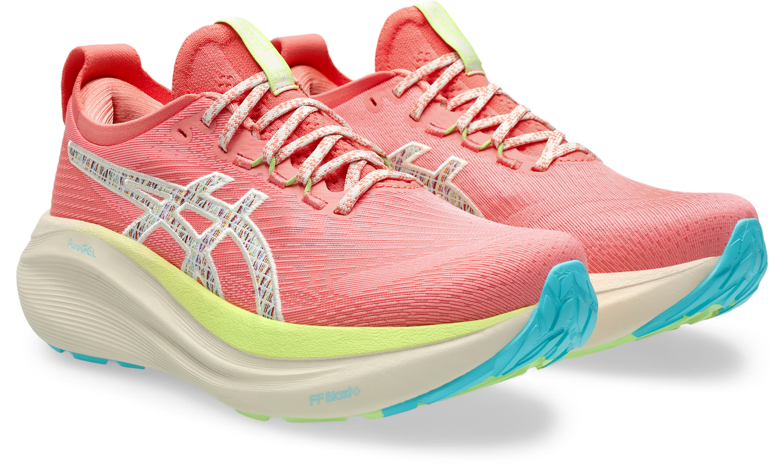 ASICS GEL-NIMBUS 27 TR Laufschuhe Joggingschuhe Damen beige rosa