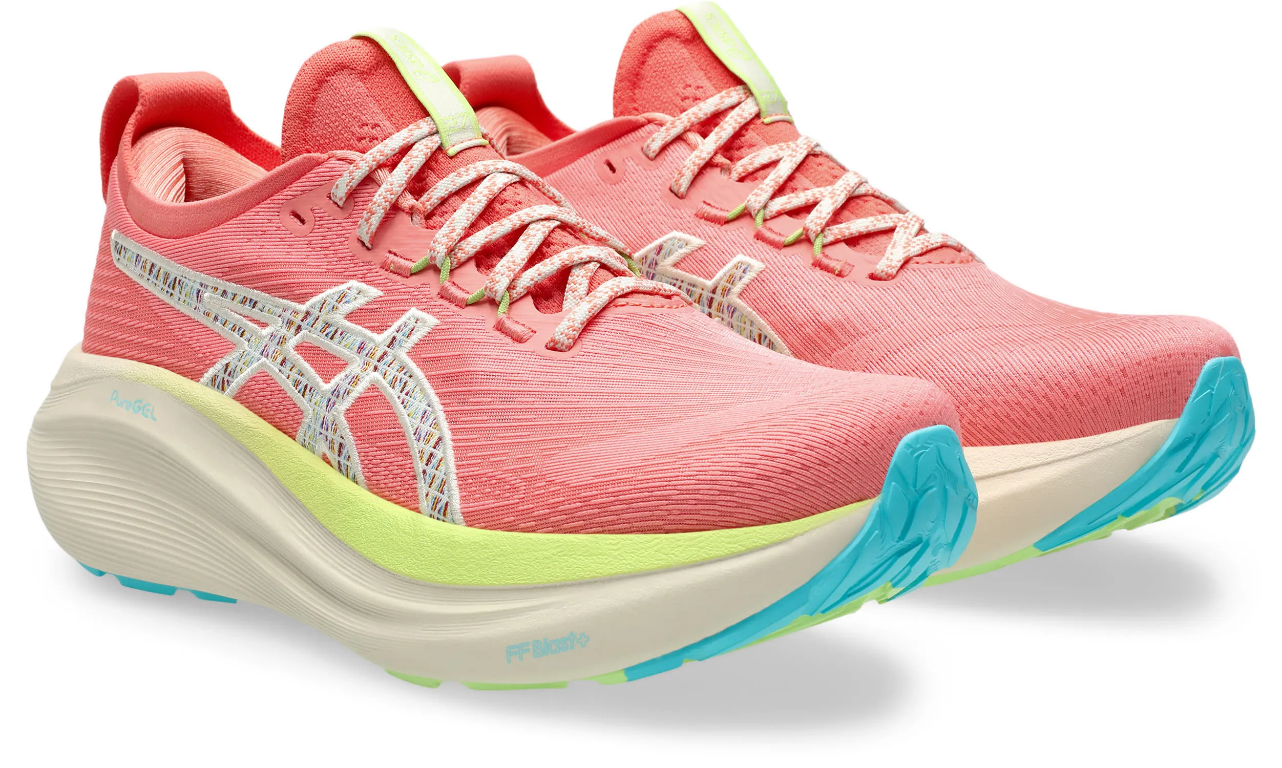 ASICS GEL-NIMBUS 27 TR Laufschuhe Joggingschuhe Damen beige rosa