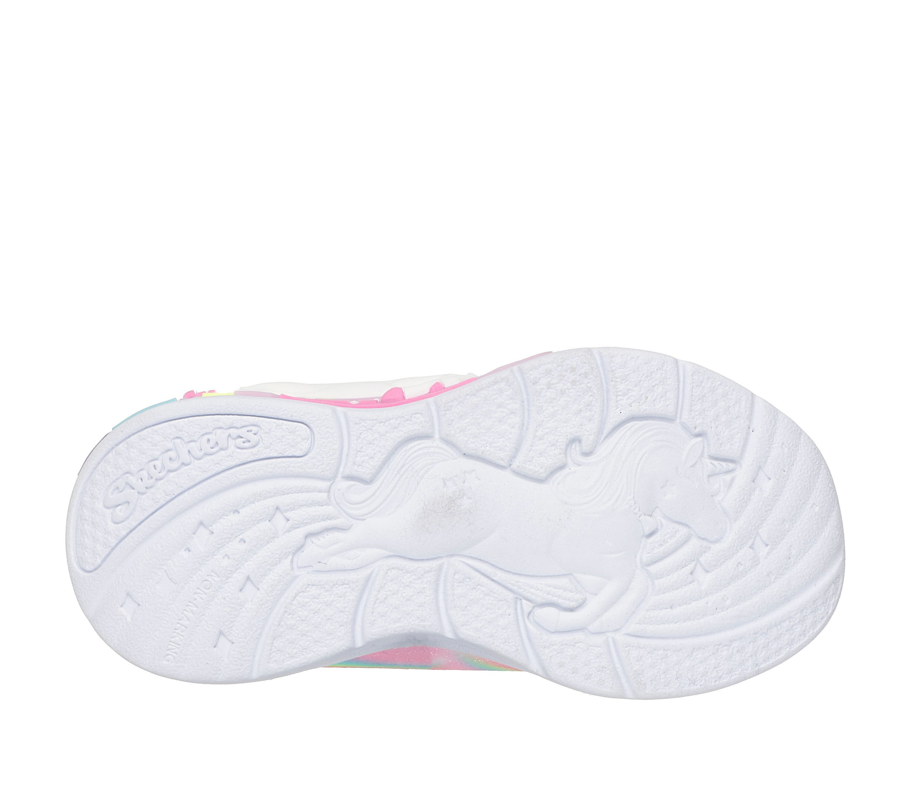 Skechers S-Lights: Unicorn Chaser Sneaker Kinder pink rosa