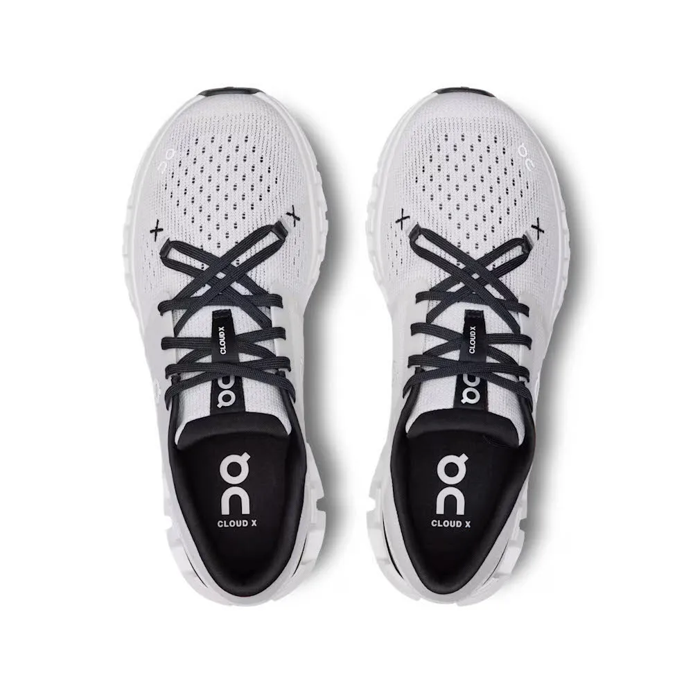 ON CLOUD X 4 Damen Trainingsschuhe Fitnessschuhe Sneaker ivory/black