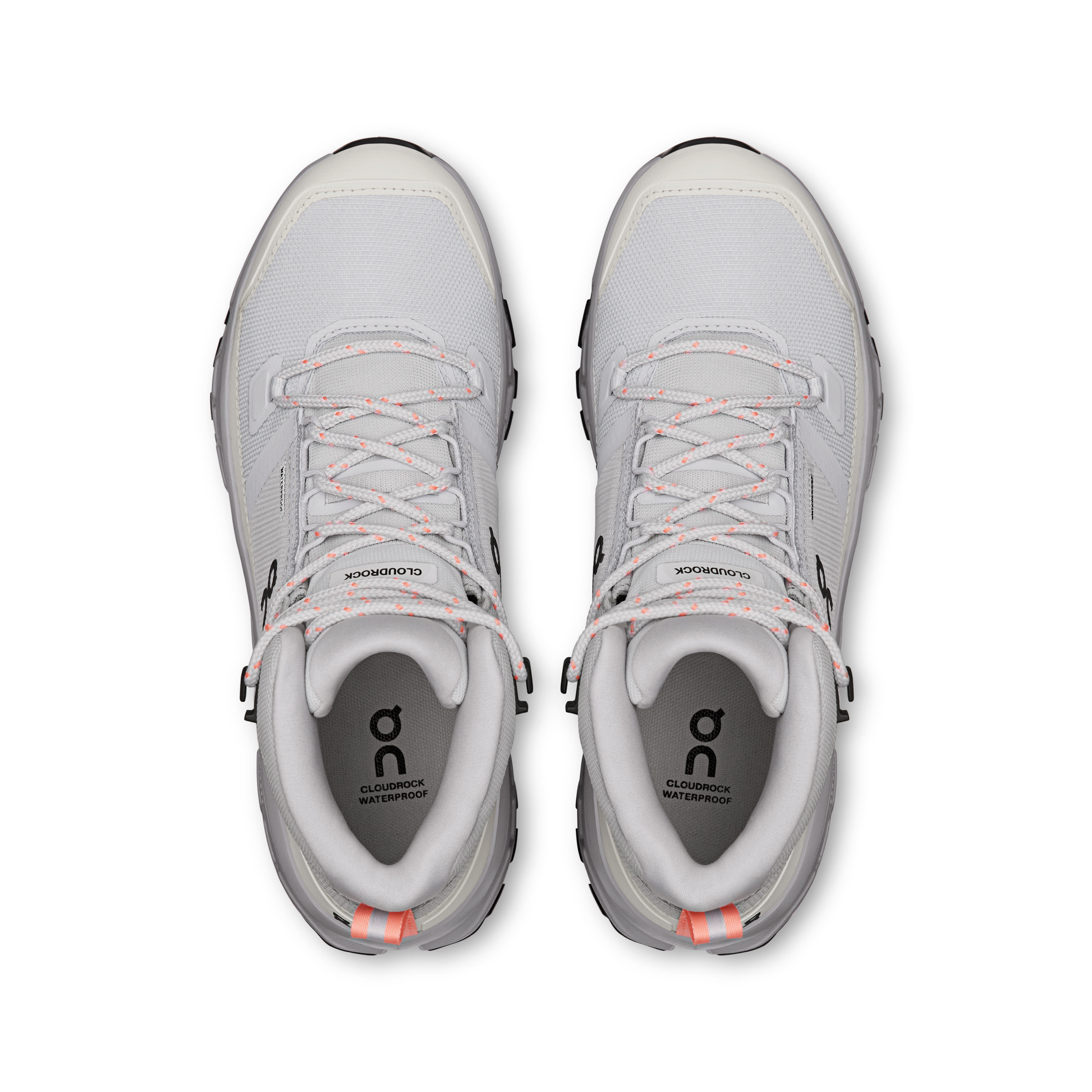 ON CLOUDROCK MID WP Damen Wanderschuhe Trekkingschuhe glacier/alloy