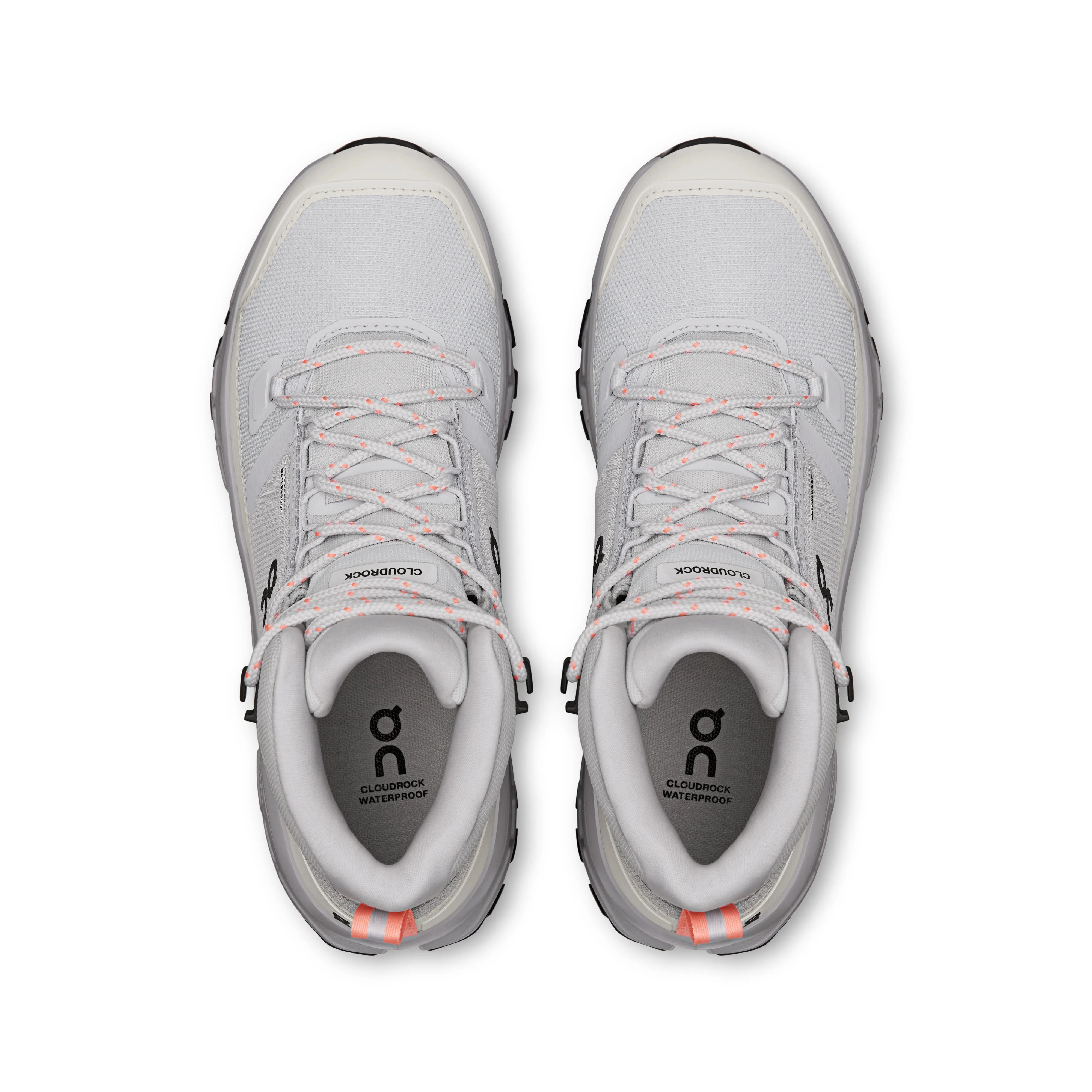 ON CLOUDROCK MID WP Damen Wanderschuhe Trekkingschuhe glacier/alloy