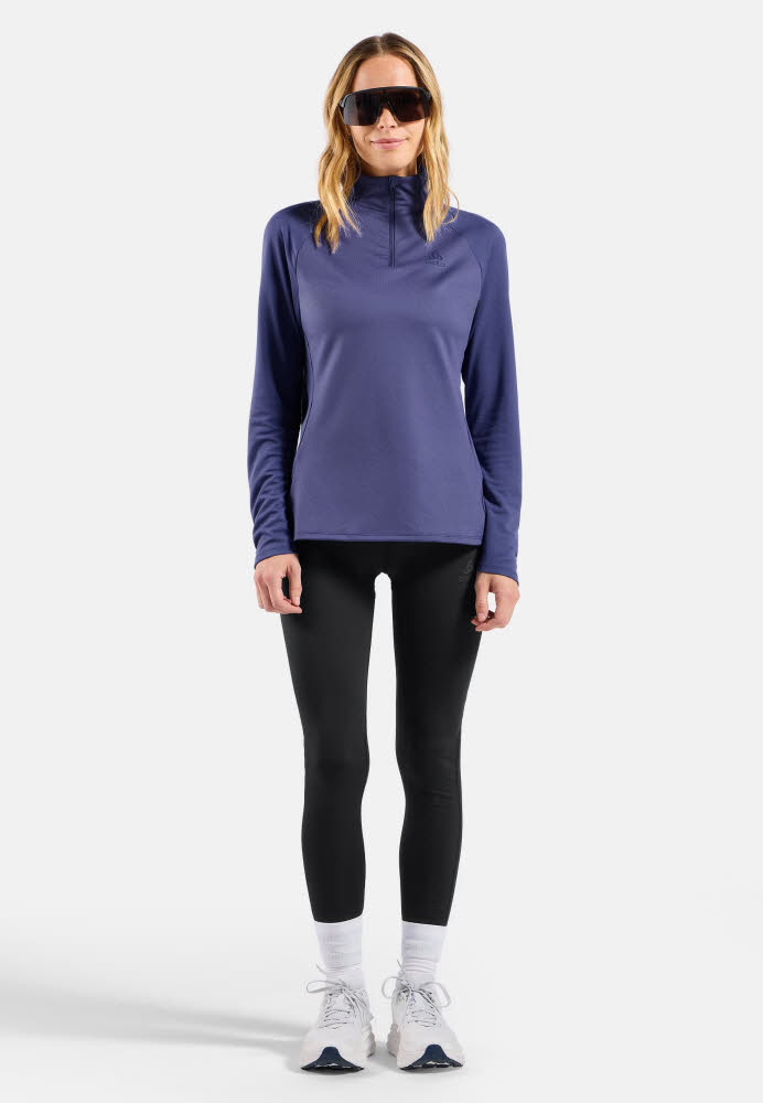 Odlo ESSENTIALS WARM 2.0 Damen Laufleggings schwarz