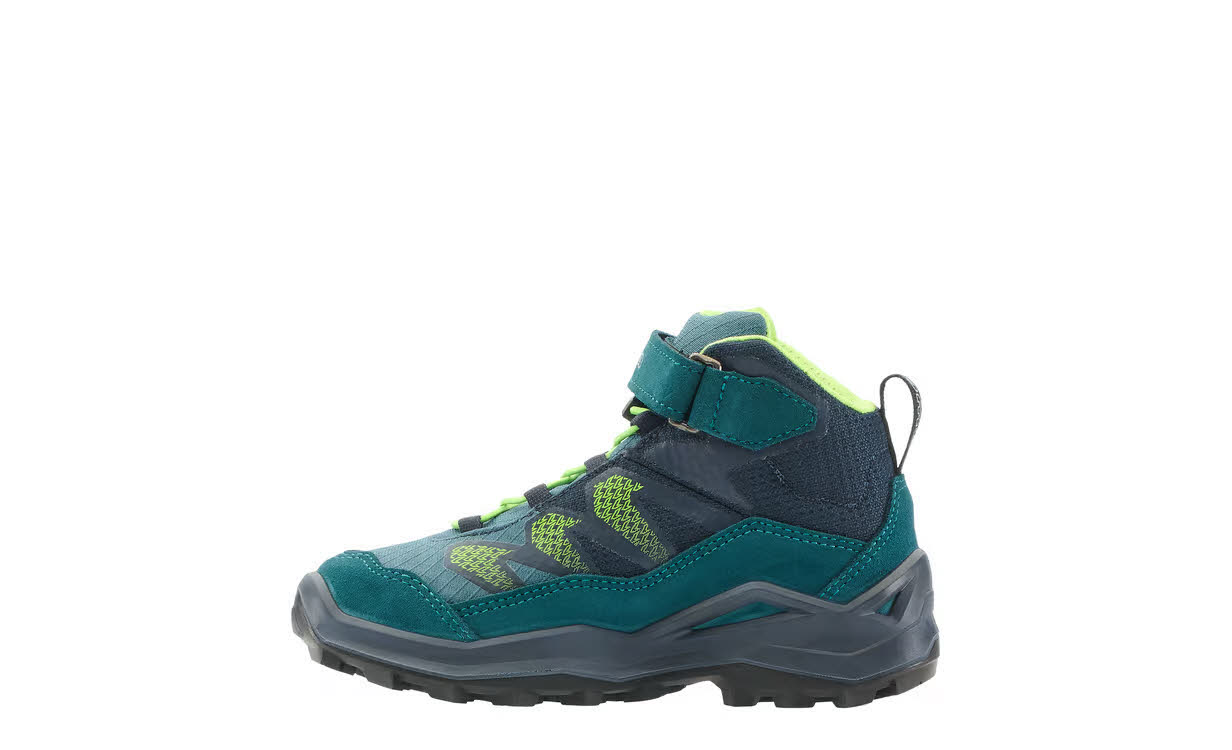 Lowa MADDOX PRO GTX MID VC JR Kinder Wanderschuhe Trekkingschuhe petrol/limone
