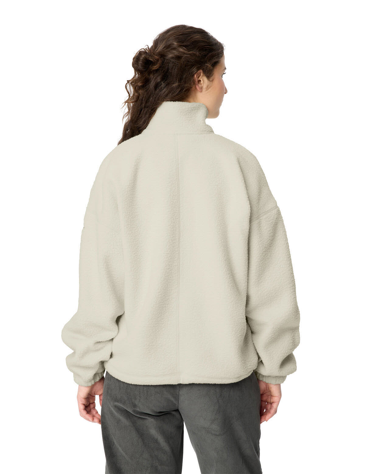 Vaude Najun HZ Damen Fleecepullover ecru