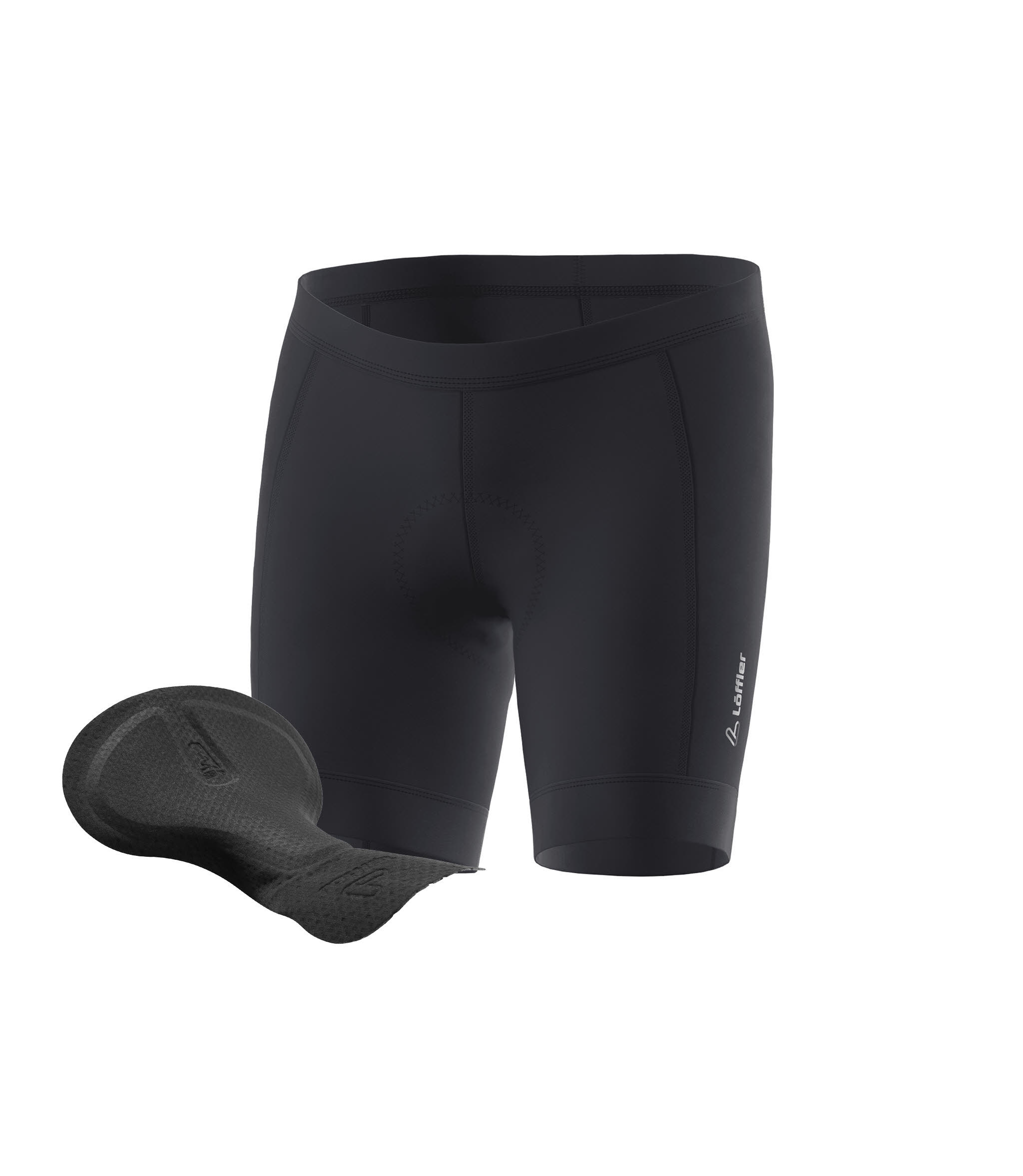 Löffler CYCLING UNDERSHORTS HB-SQL Herren Radunterhose schwarz