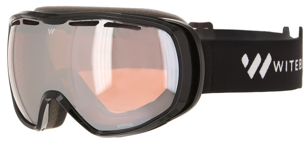 Witeblaze FLOW ADVANCED Damen Skibrille Snowboardbrille schwarz