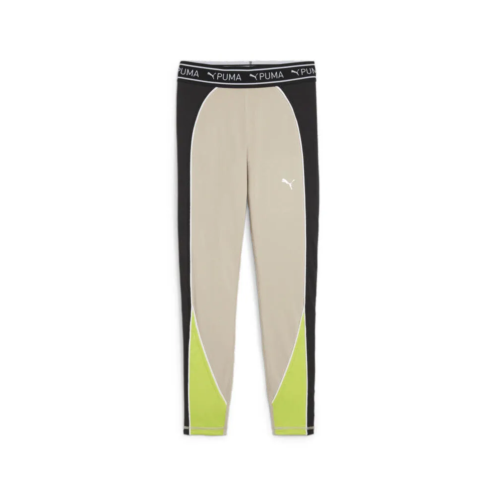 Puma FIT TRAIN STRONG 7/8 Damen Trainingshose Workout Leggings putty