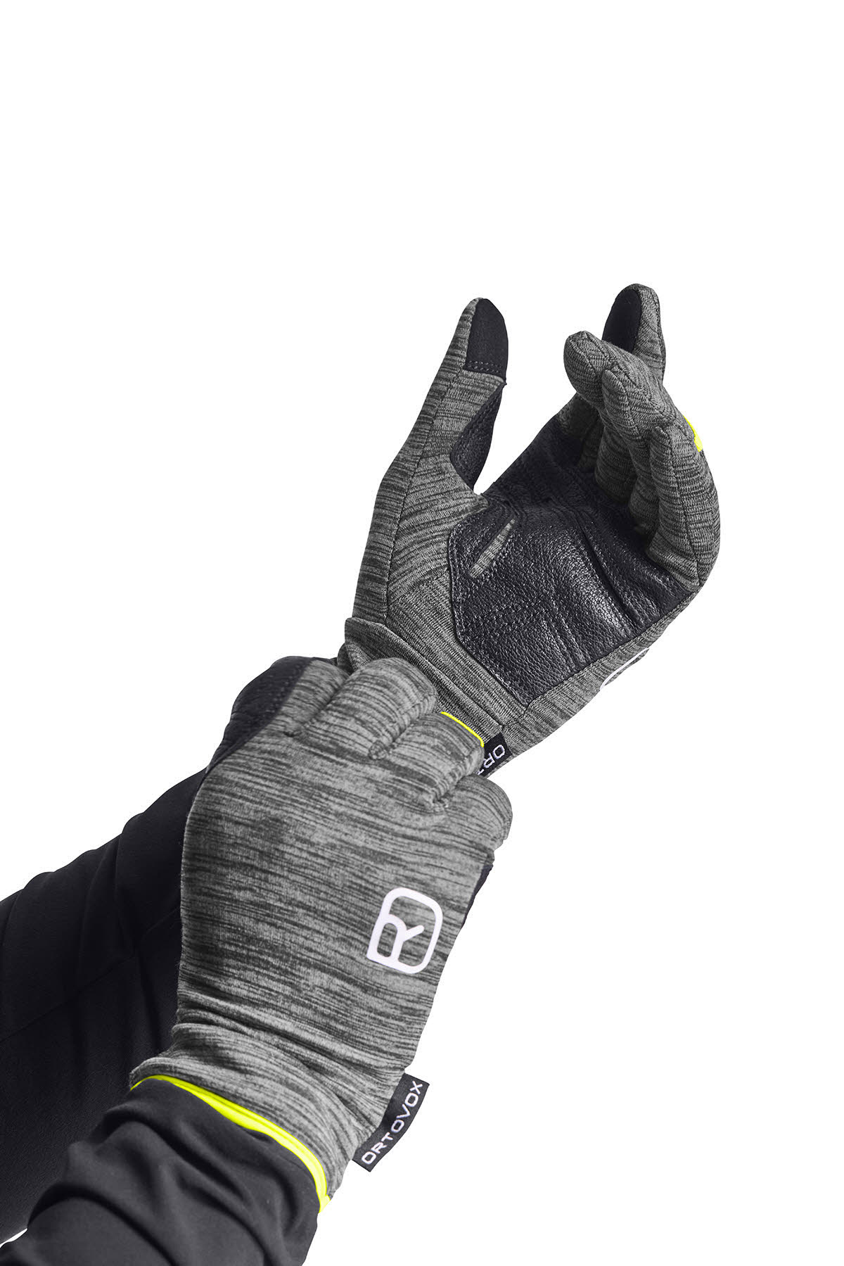 Ortovox FLEECE LIGHT GLOVE M Fleece-Handschuh Herren grau