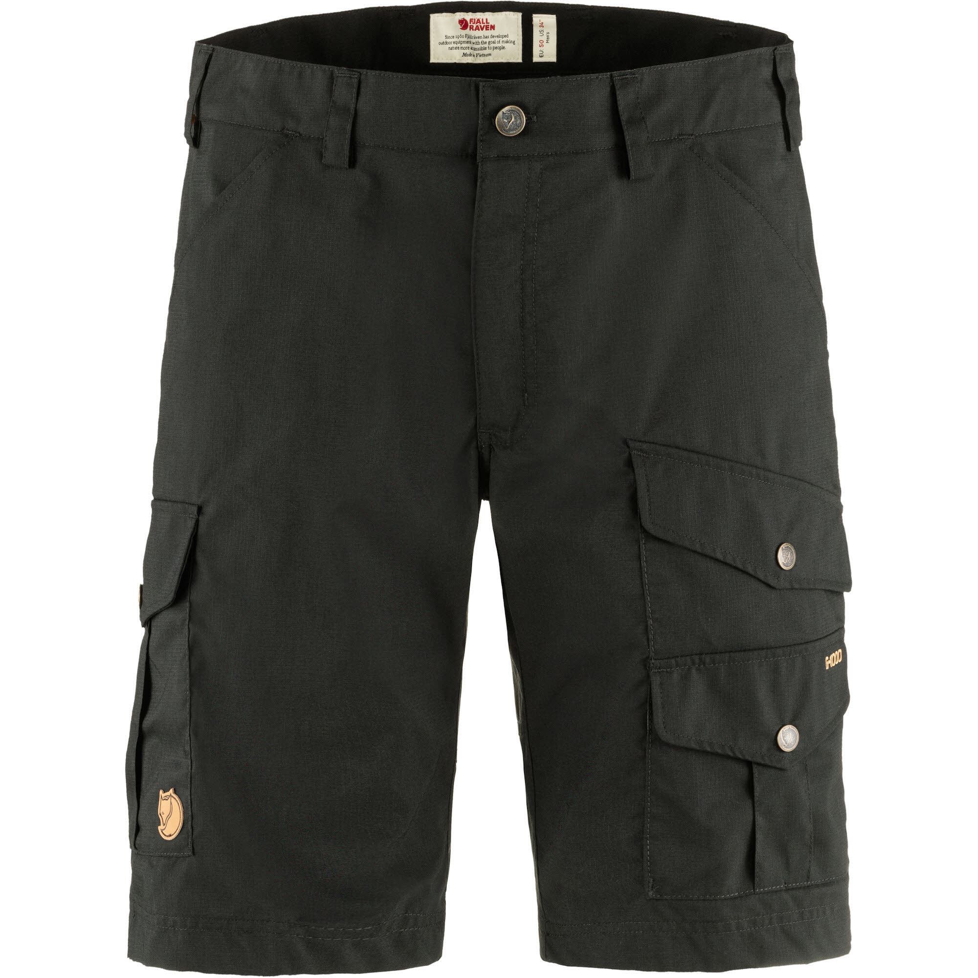 Fjällräven Vidda Pro Lite Shorts M Wandershorts Herren schwarz