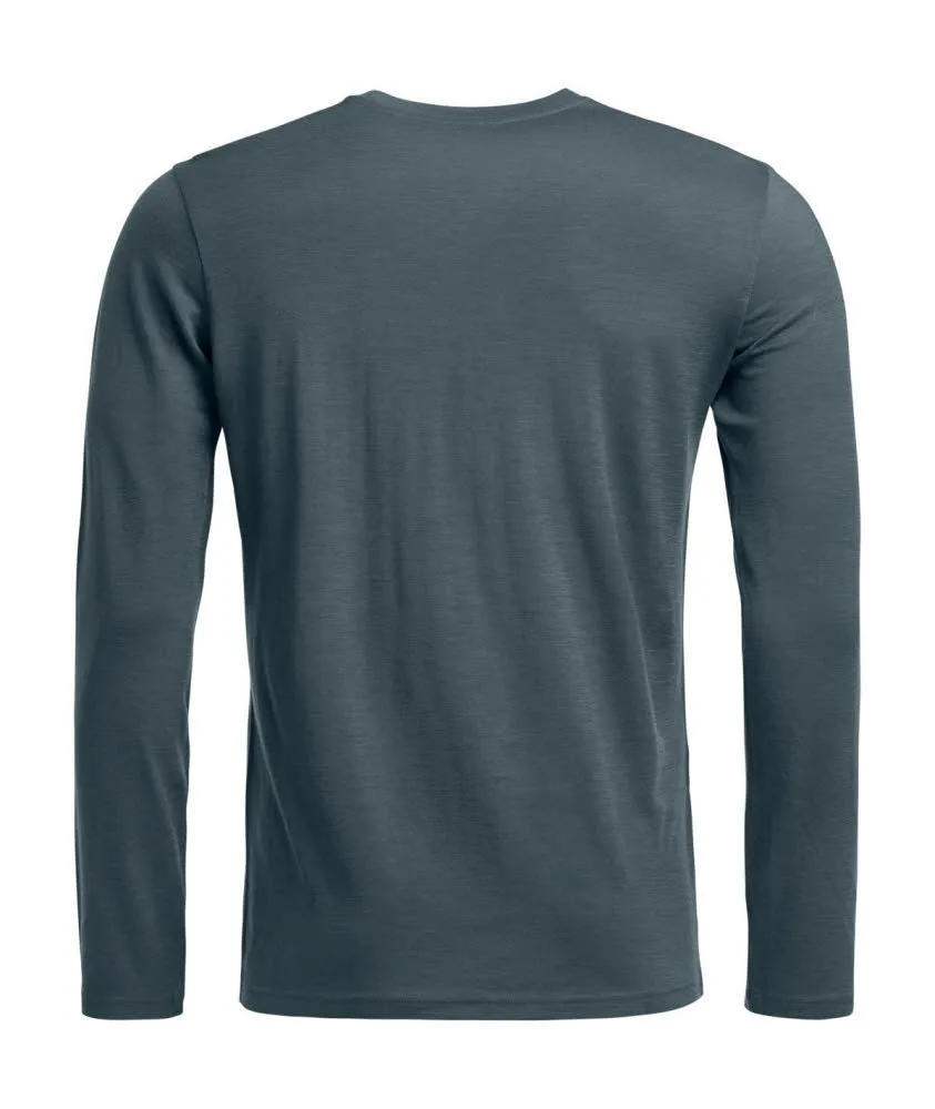 Ortovox 185 ROCK'N'WOOL Longsleeve Unterhemd grau