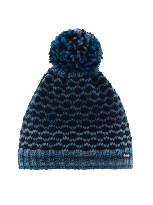 Stravo Pompon Mütze Fleece-Innenband Nachhaltig Regular Fit Unisex Blau