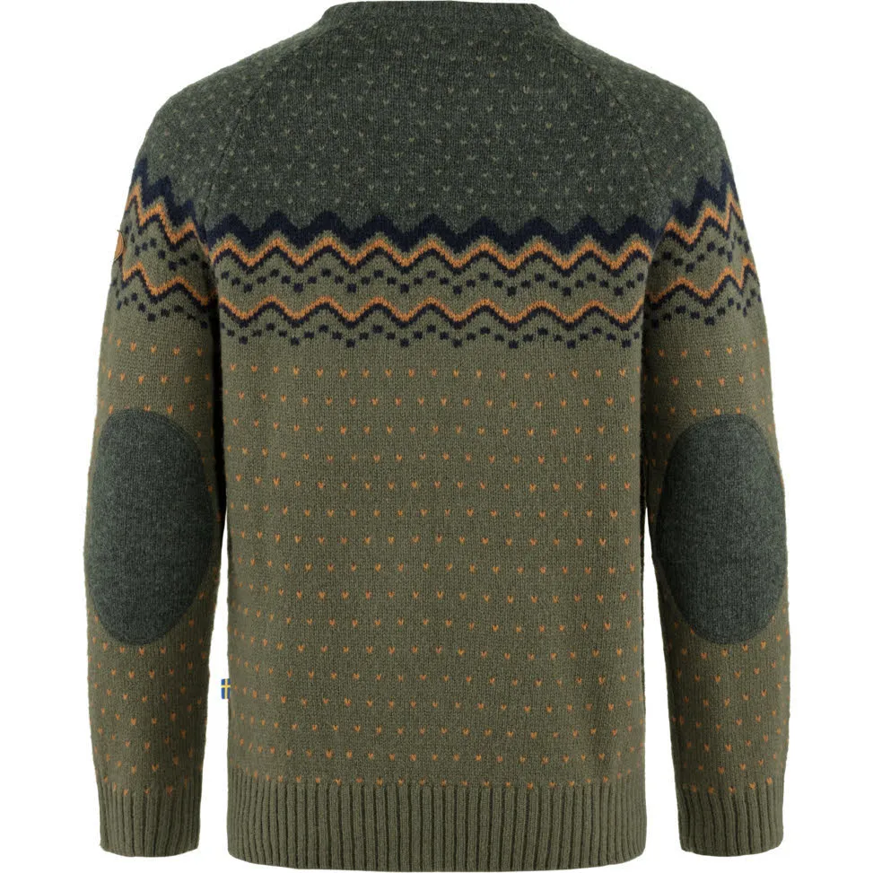 Fjällräven Övik Knit Sweater M Pullover Wollpullover Winterpullover Herren dunkelgrün NEU