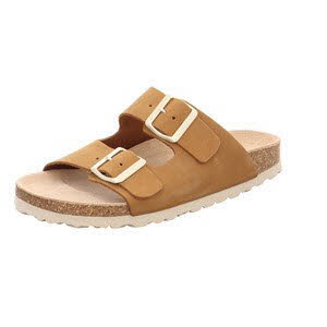 Natural Sense Pantolette Hausschuh Damen caffeebraun