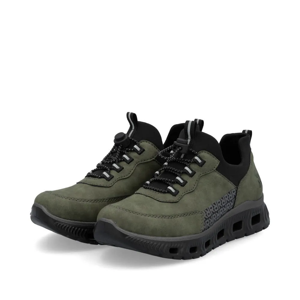 Rieker HWK Damen Halbschuhe Sneaker Low modisch grün