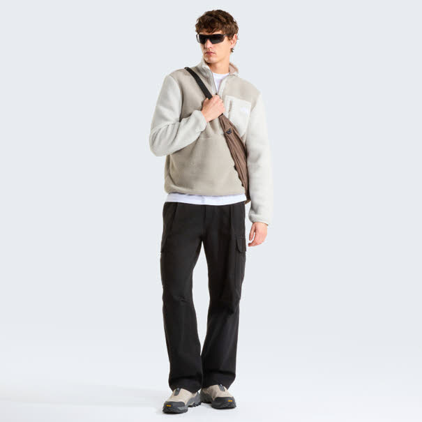 TH NORTH FACE HE YUMIORI 1/4 ZIP Herren Fleecepulli grau