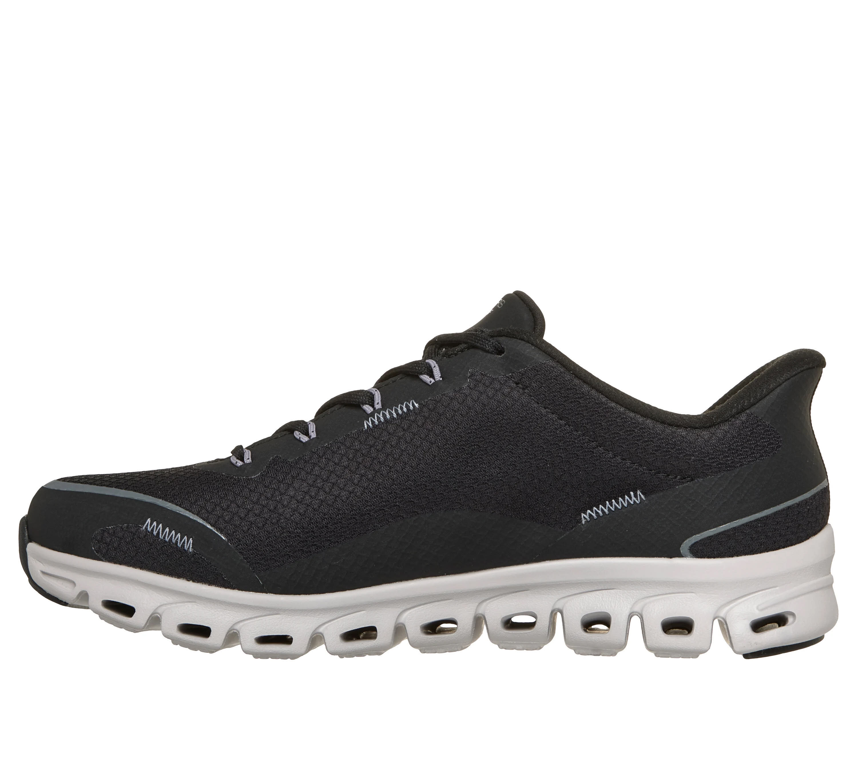 Skechers Glide-Step DRIZZLE Damen Sneaker Slipper Slip-in wasserdicht schwarz