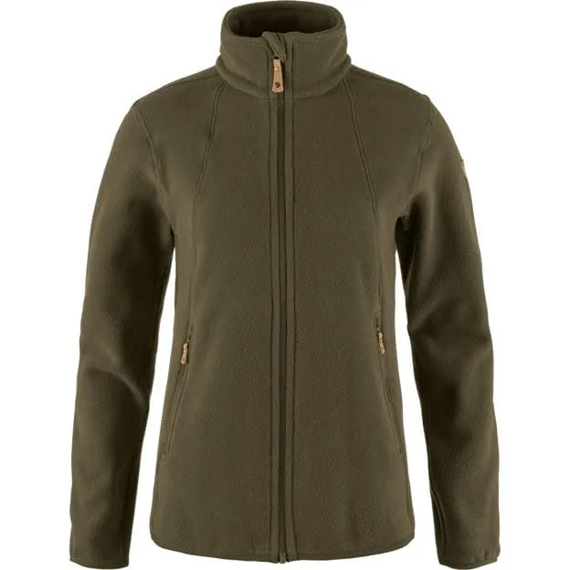 Fjällräven Stina Fleecejacke Herren grün