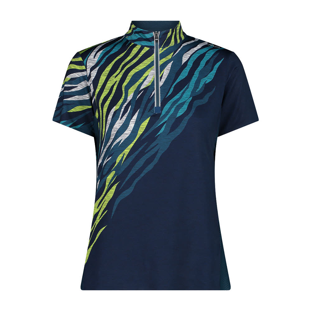 CMP WOMAN T-SHIRT FREE BIKE Damen Radtrikot Bikeshirt night/tiffany