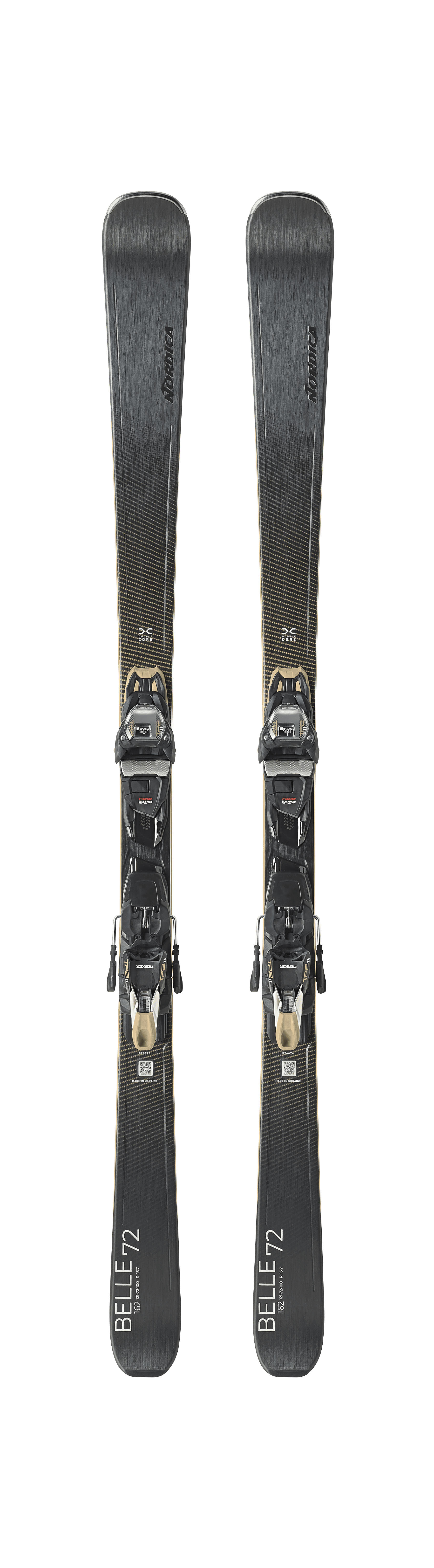 Nordica Belle DC 72 2025/26 Damen Allround Carver inkl. Bindung schwarz