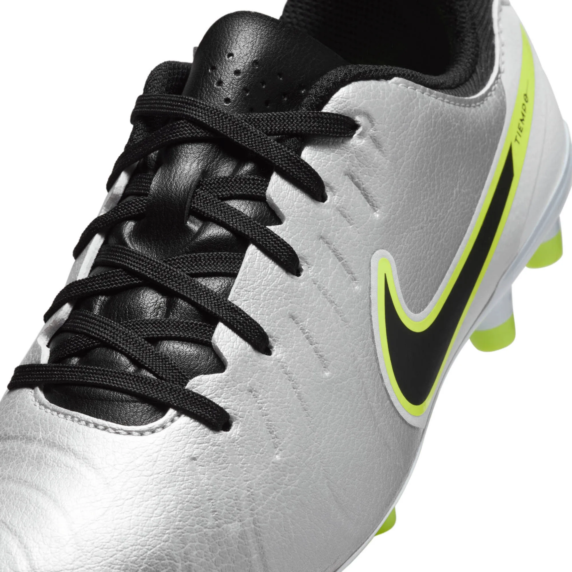 Nike Jr. Tiempo Legend 10 Academy Kinder Fußballschuhe metallic silver/black