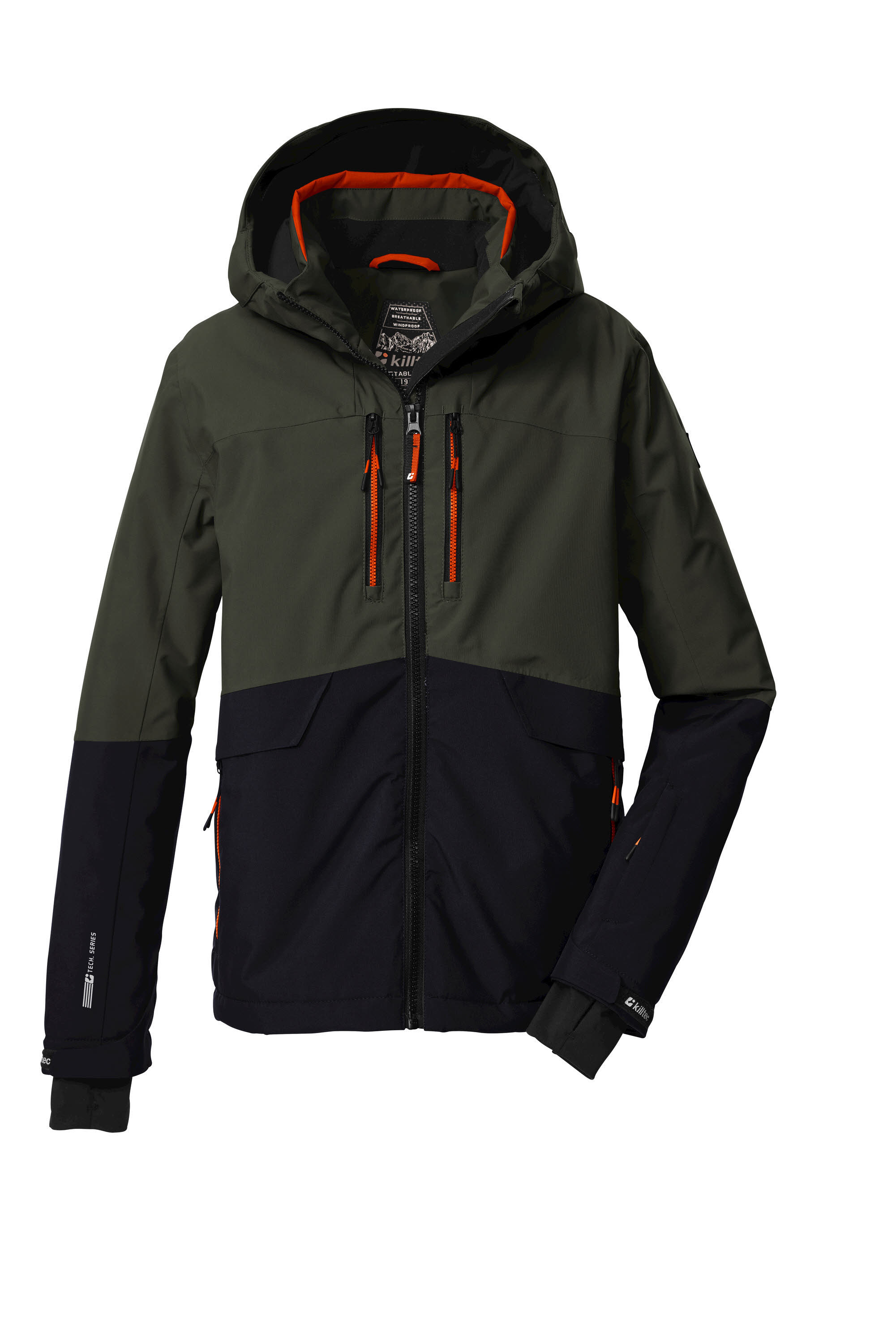 Killtec Skijacke Winterjacke Jungen grün