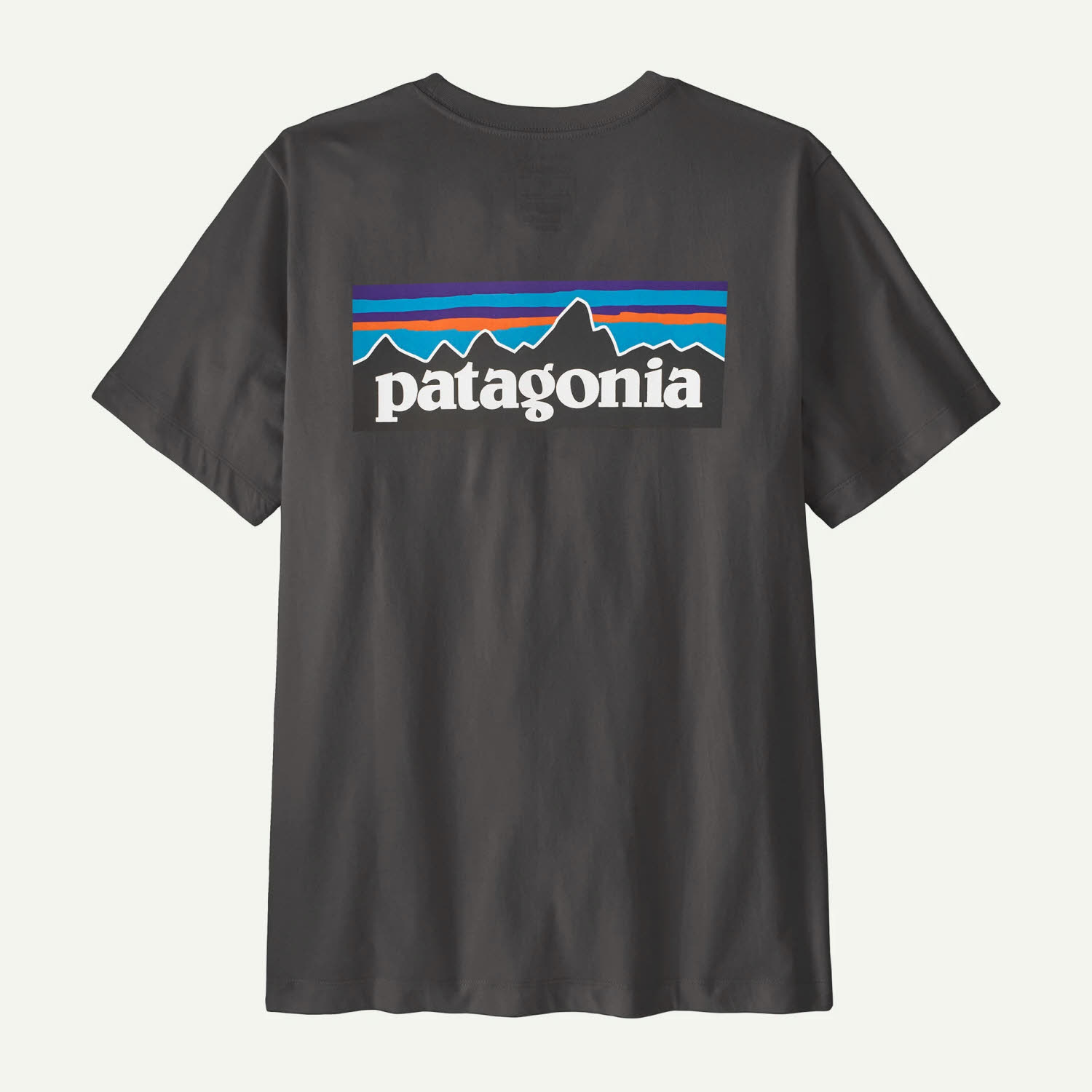 Patagonia P-6 Logo T-Shirt Herren Freizeitshirt ink black
