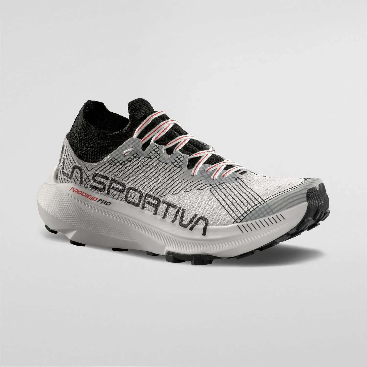 La Sportiva Prodigio Pro Herren Trailrunningschuh schwarz/weiß