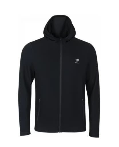 Witeblaze STORMY Kapuzenjacke Fleecejacke Sportjacke Herren schwarz