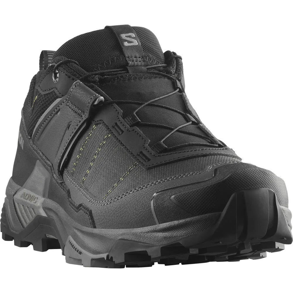 Salomon X ULTRA 5 WIDE GTX Herren Wanderschuhe Trekkingschuhe Low schwarz