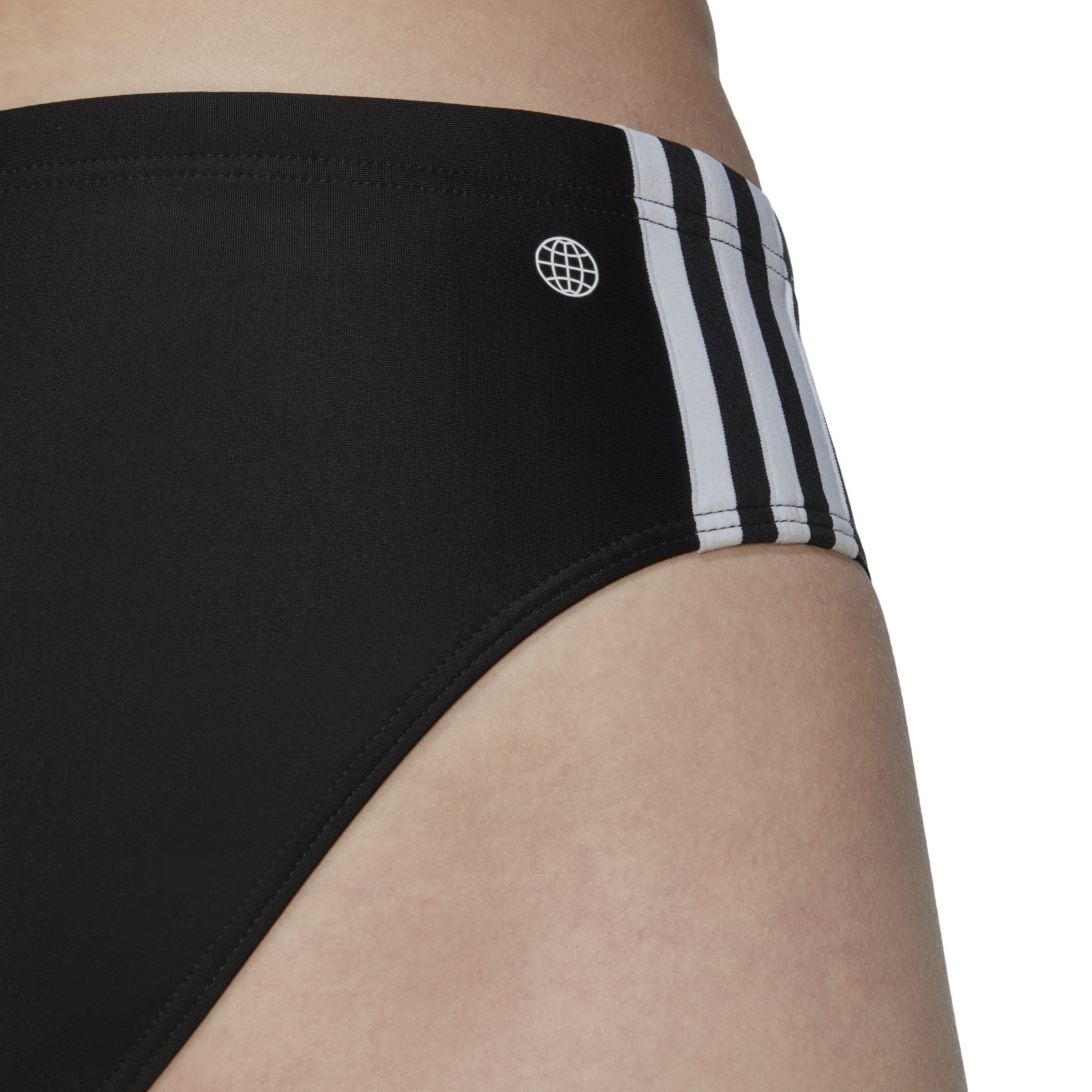 adidas Classic 3-Streifen Badehose Herren schwarz