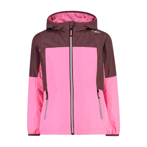 CMP KID G JACKET FIX HOOD Mädchen Regenjacke Outdoorjacke pink NEU
