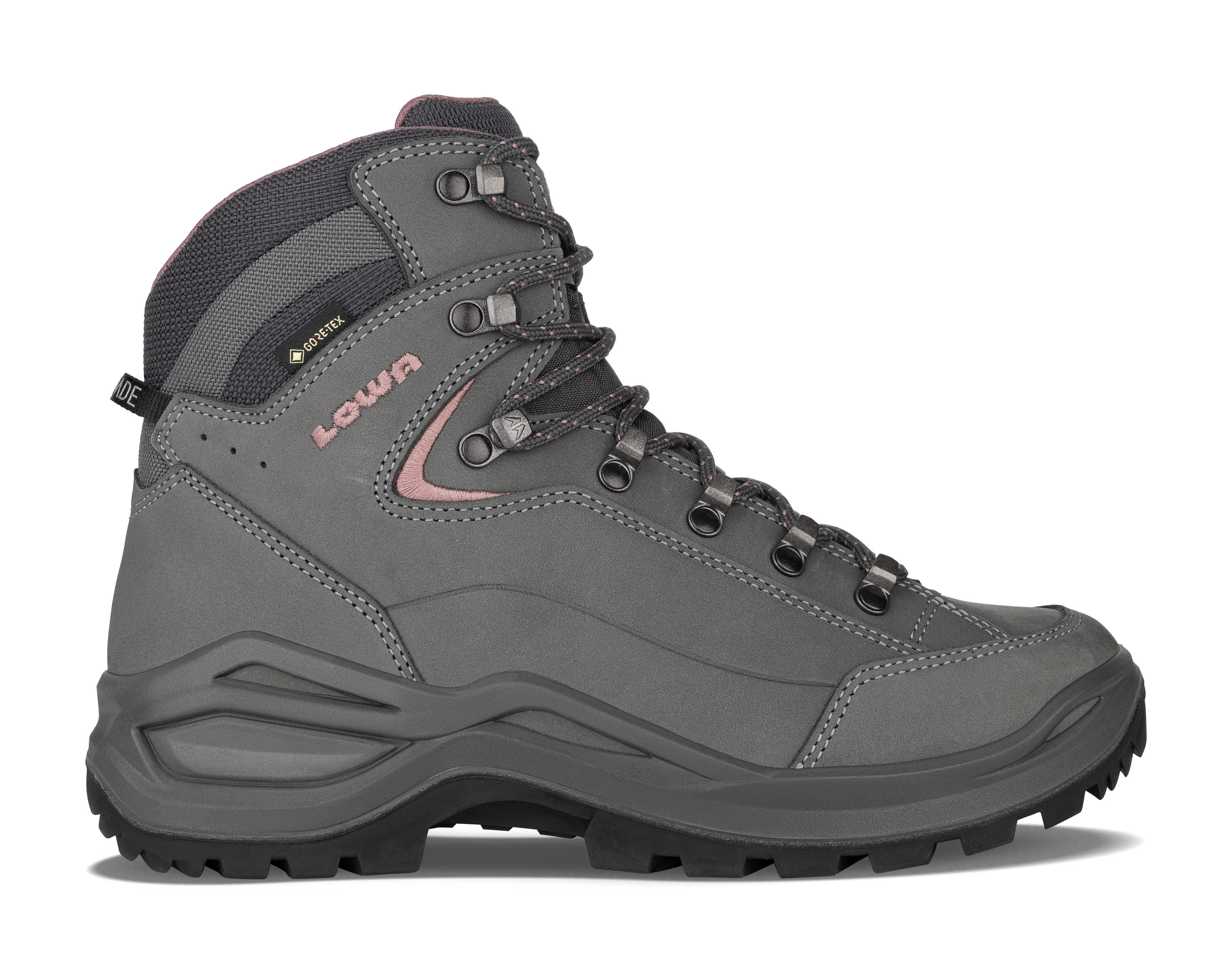 Lowa Renegade EVO GTX MID Wanderschuh Trekkingschuh wasserdicht leicht Damen grau