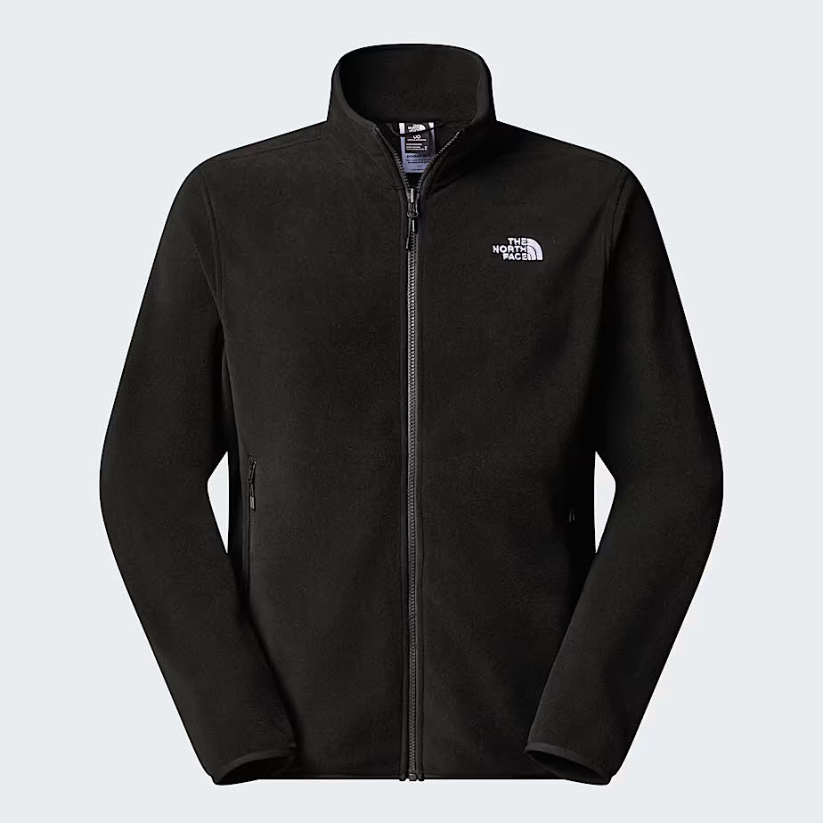 The North Face GLACIER FLEECE JACKET Herren Fleecejacke Longsleeve schwarz