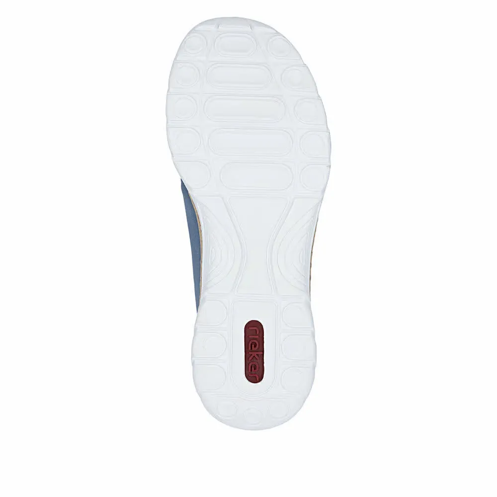 Rieker Damen Slipper blau
