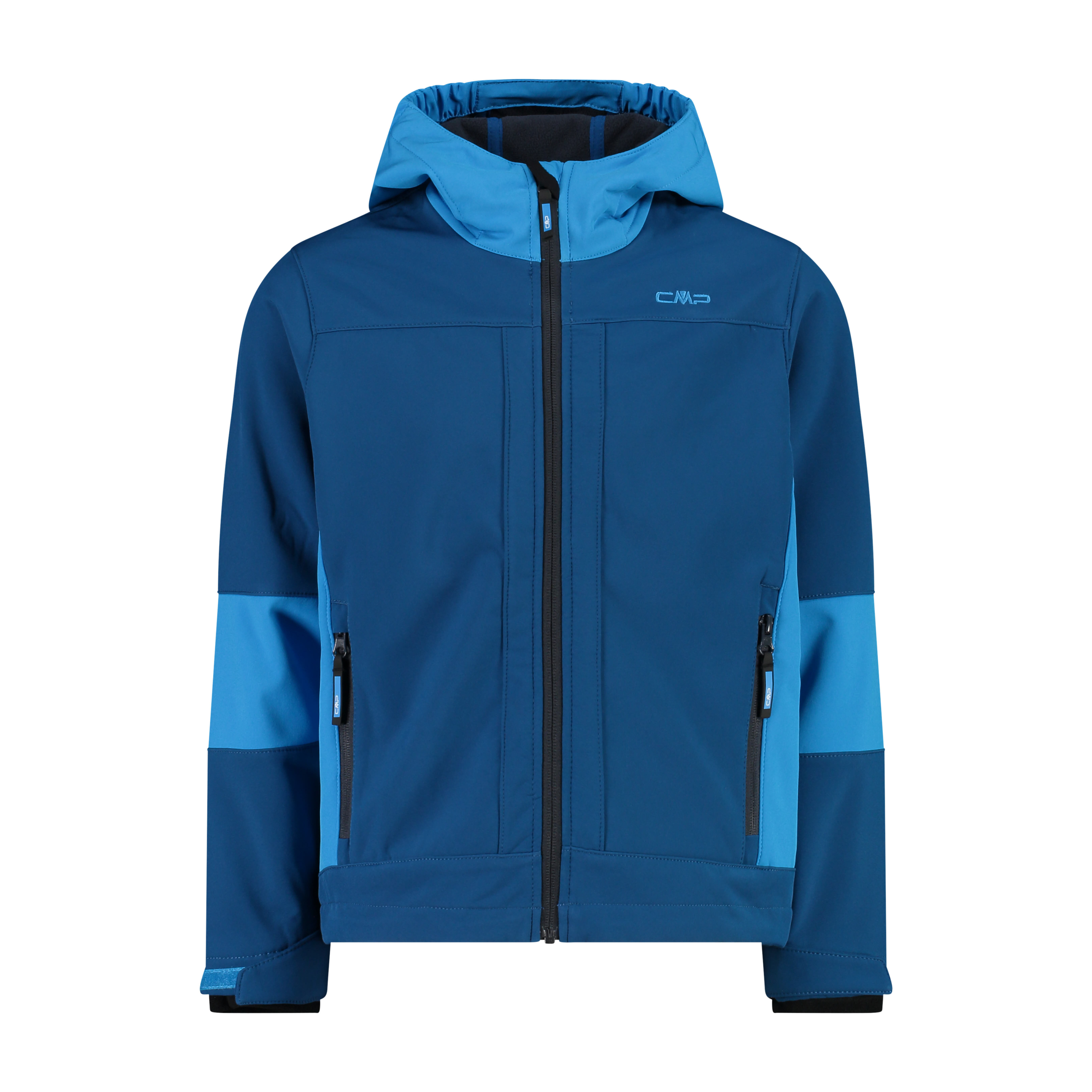 CMP KID JACKET FIX HOOD Jungen Softshelljacke Kapuzenjacke Outdoorjacke blau NEU