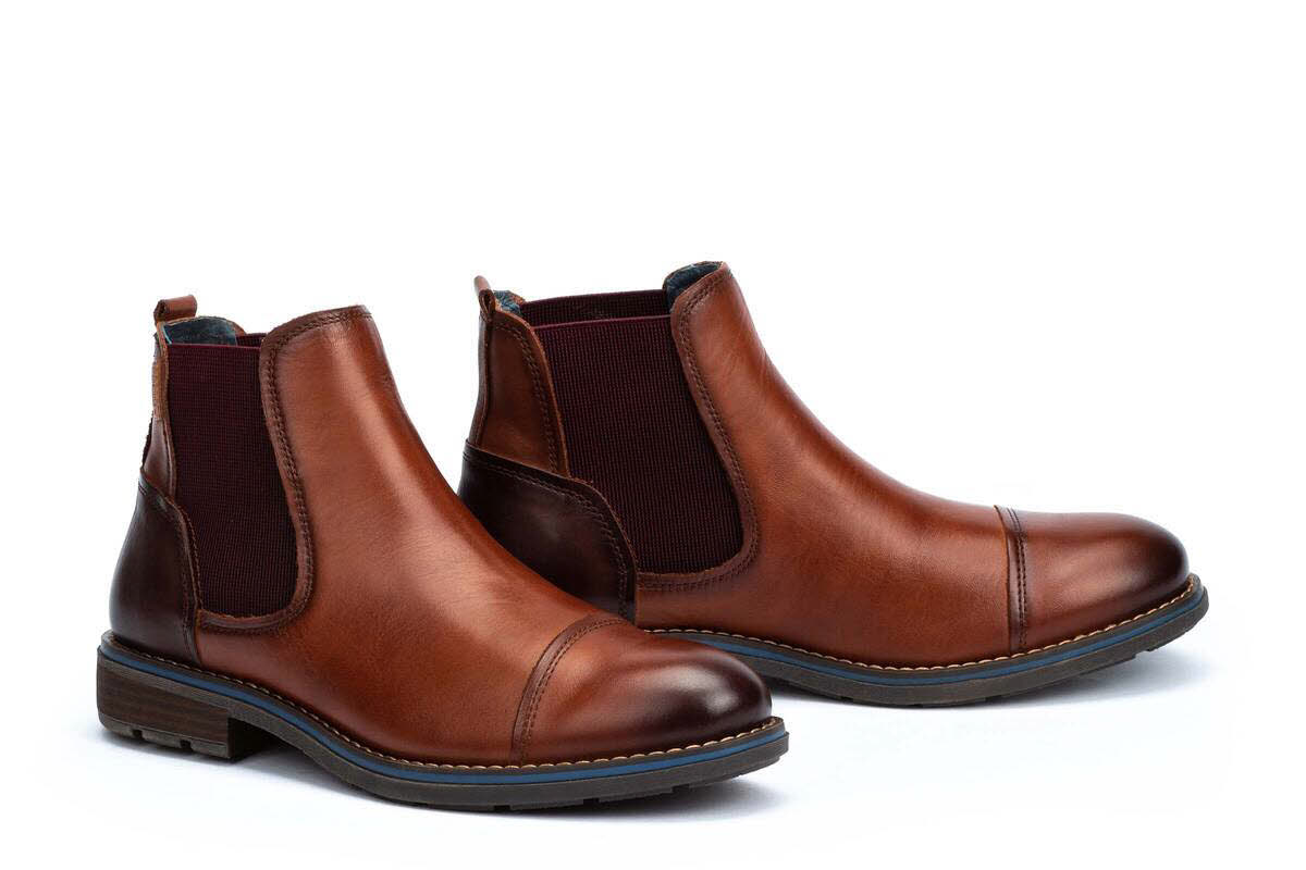 Pikolinos York Herren  Stiefelette Slipper ungefüttert braun NEU