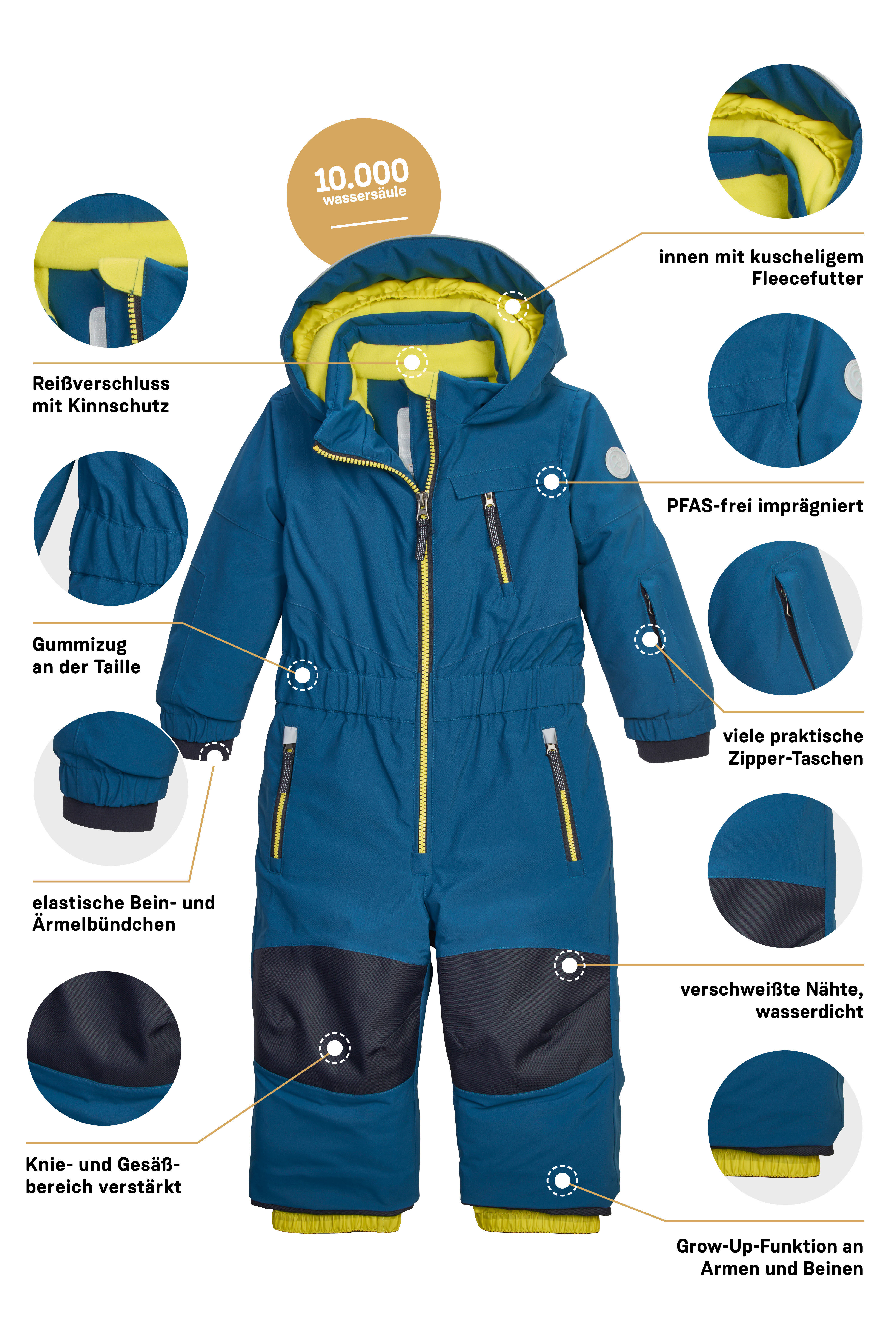 Killtec Schneeanzug Overall Kinder blau