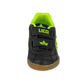 Lico Slipper Klettverschluss Sneaker Freizeitschuh Jungen schwarz NEU