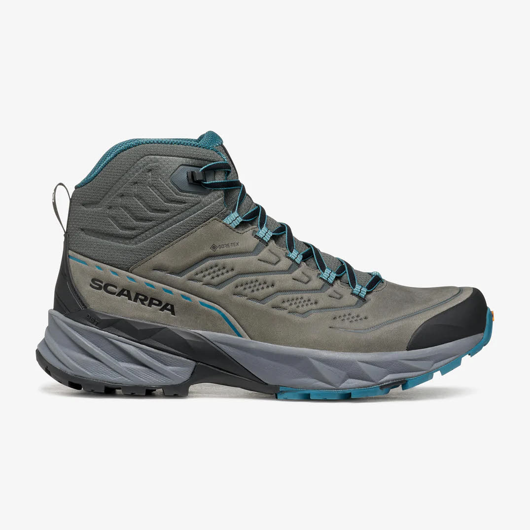SCARPA RUSH 2 PRO MID GTX Herren Wanderschuh Mid-Cut Nubuk Fast-Hiking-Stiefel mit fortschrittlichem Komfort und Dämpfung
