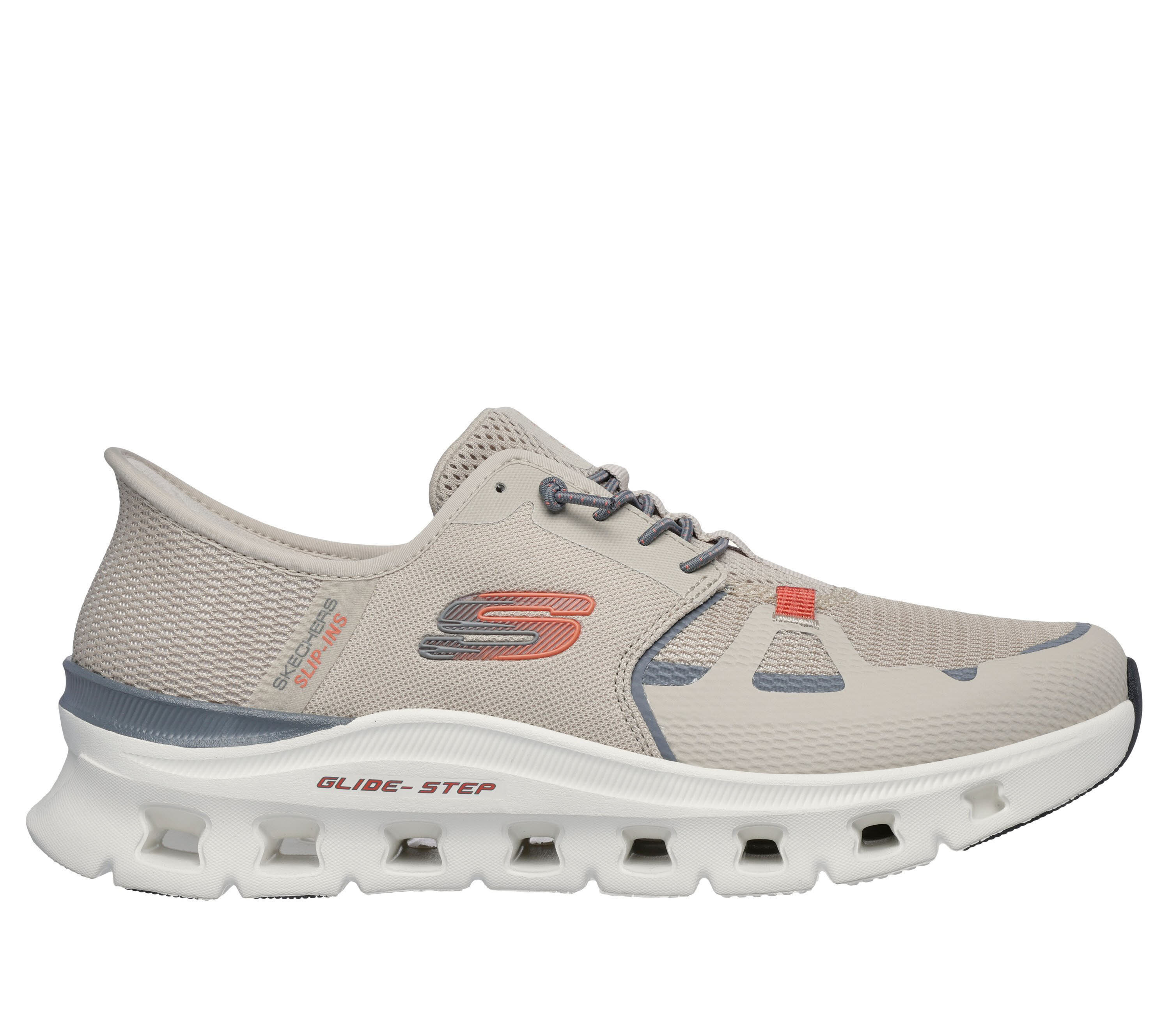 Skechers Slip-ins: Glide-Step Pro Herren Sneaker Low grau/orange