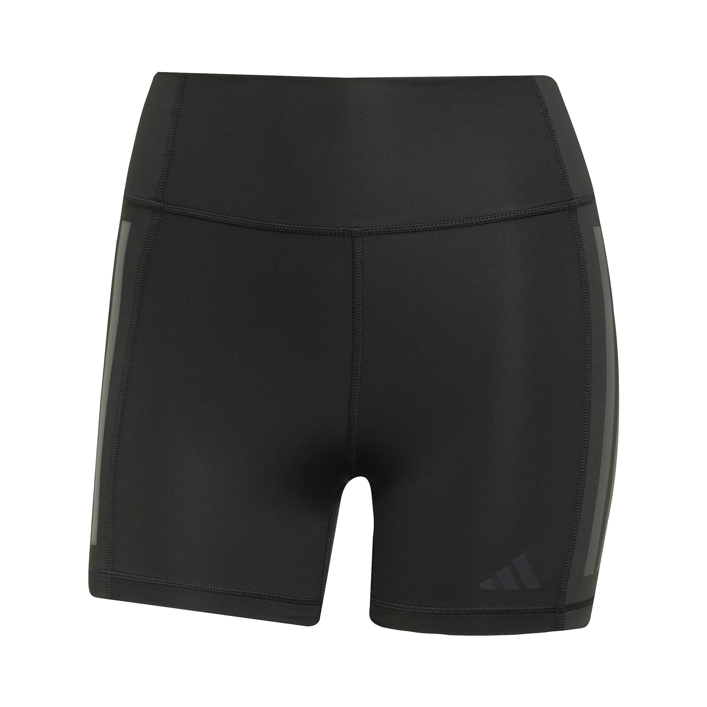 adidas Optime 3-Streifen kurze Leggings Damen Sportshorts schwarz