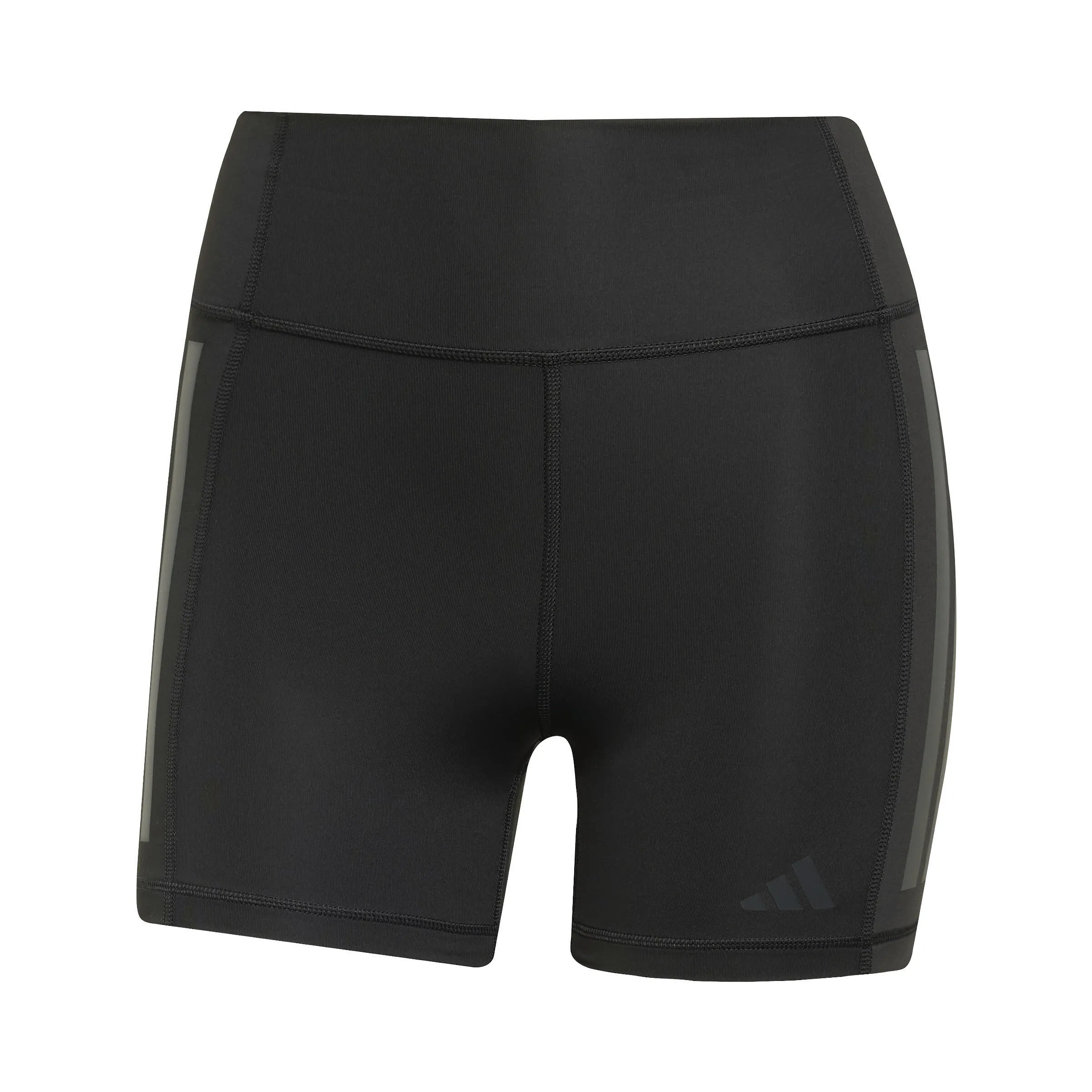 adidas Optime 3-Streifen kurze Leggings Damen Sportshorts schwarz