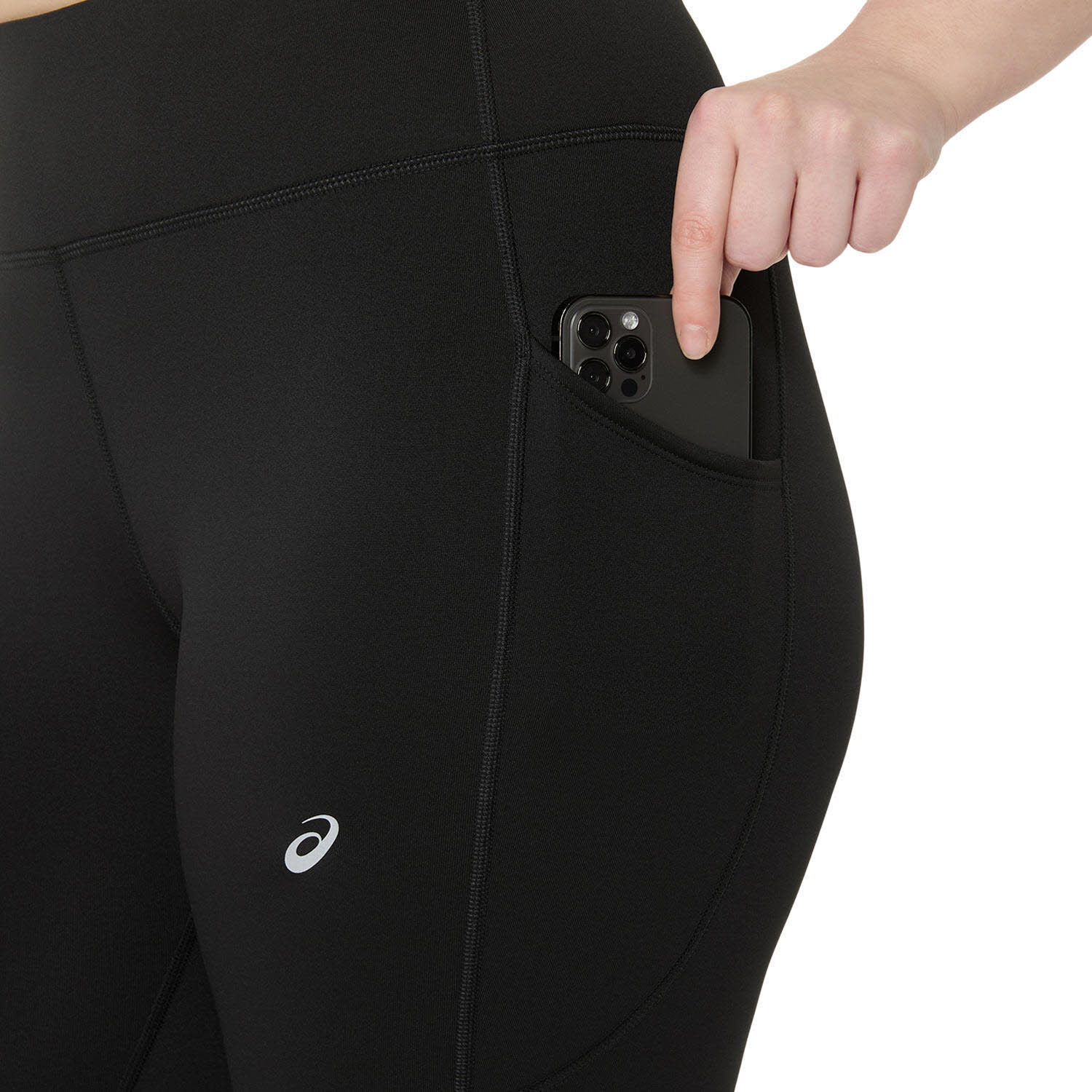 Asics CORE WINTER TIGHT Damen Laufhose Lauftight schwarz