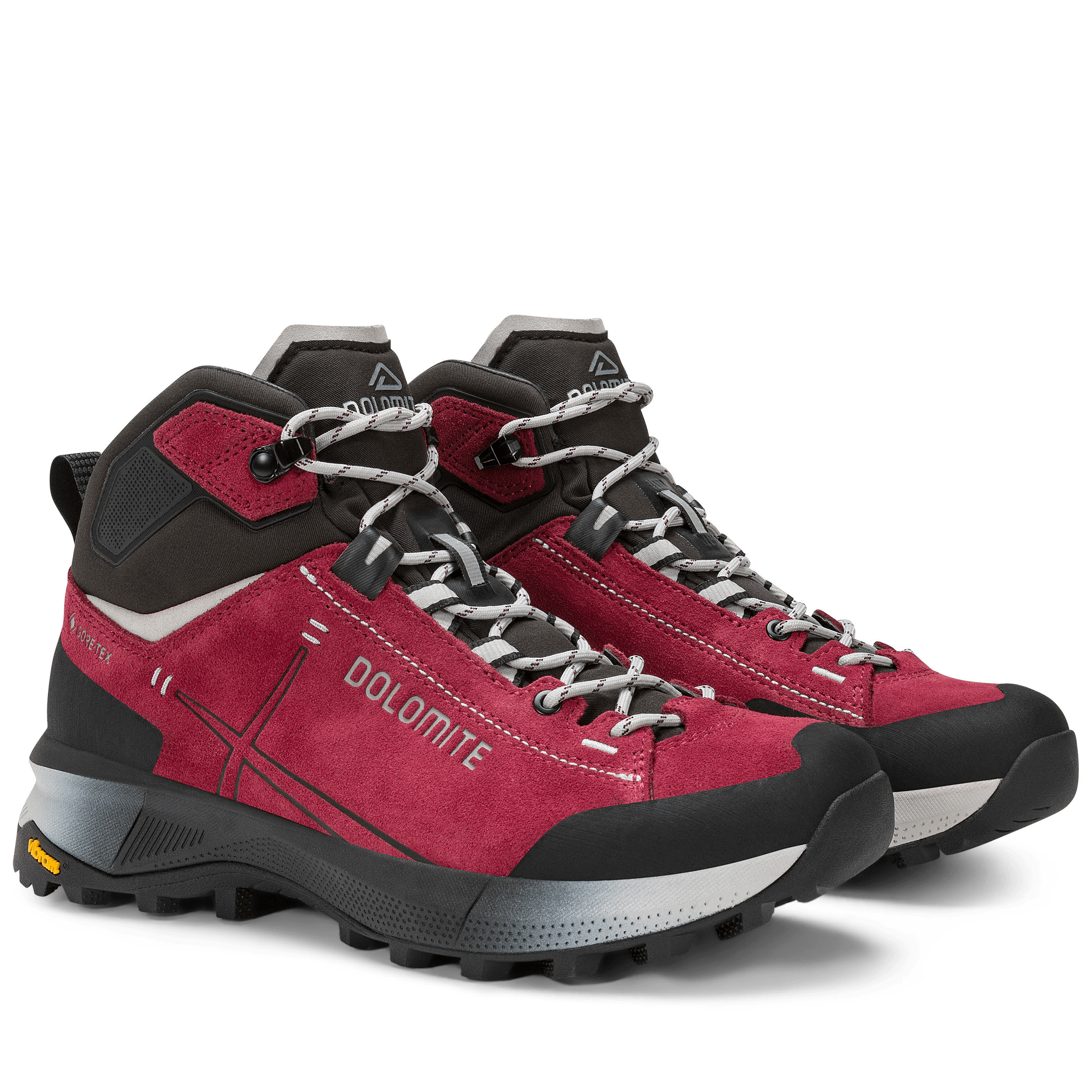 Dolomite Vernale Hike Mid GTX Damen Wanderschuhe Trekkingschuhe rot