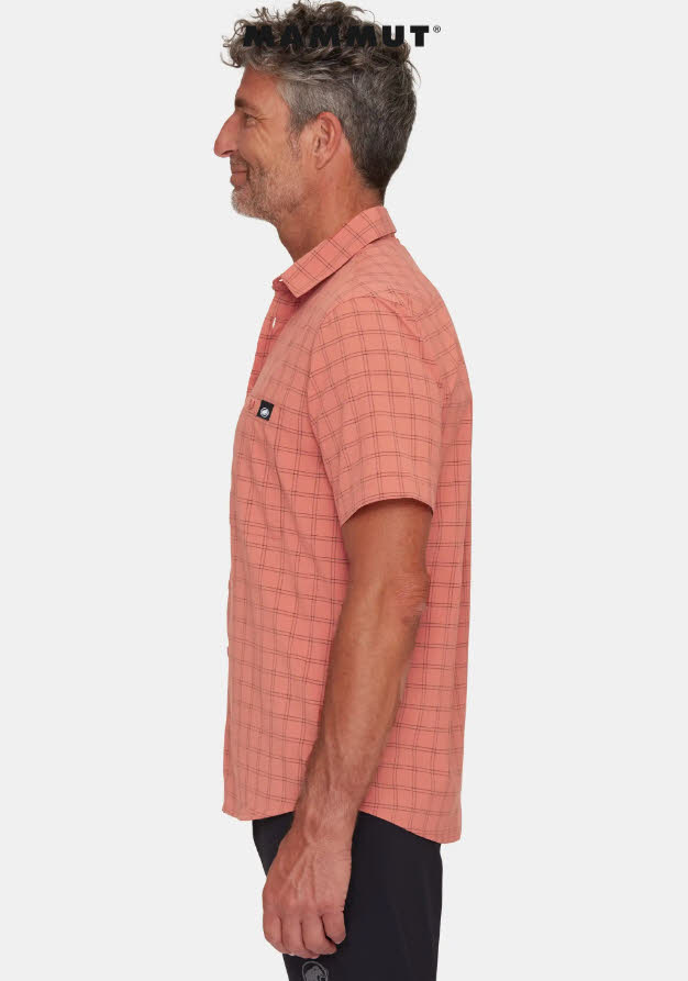 Mammut Lenni Shirt Herren Outdoor-Hemd Wander-Hemd rot