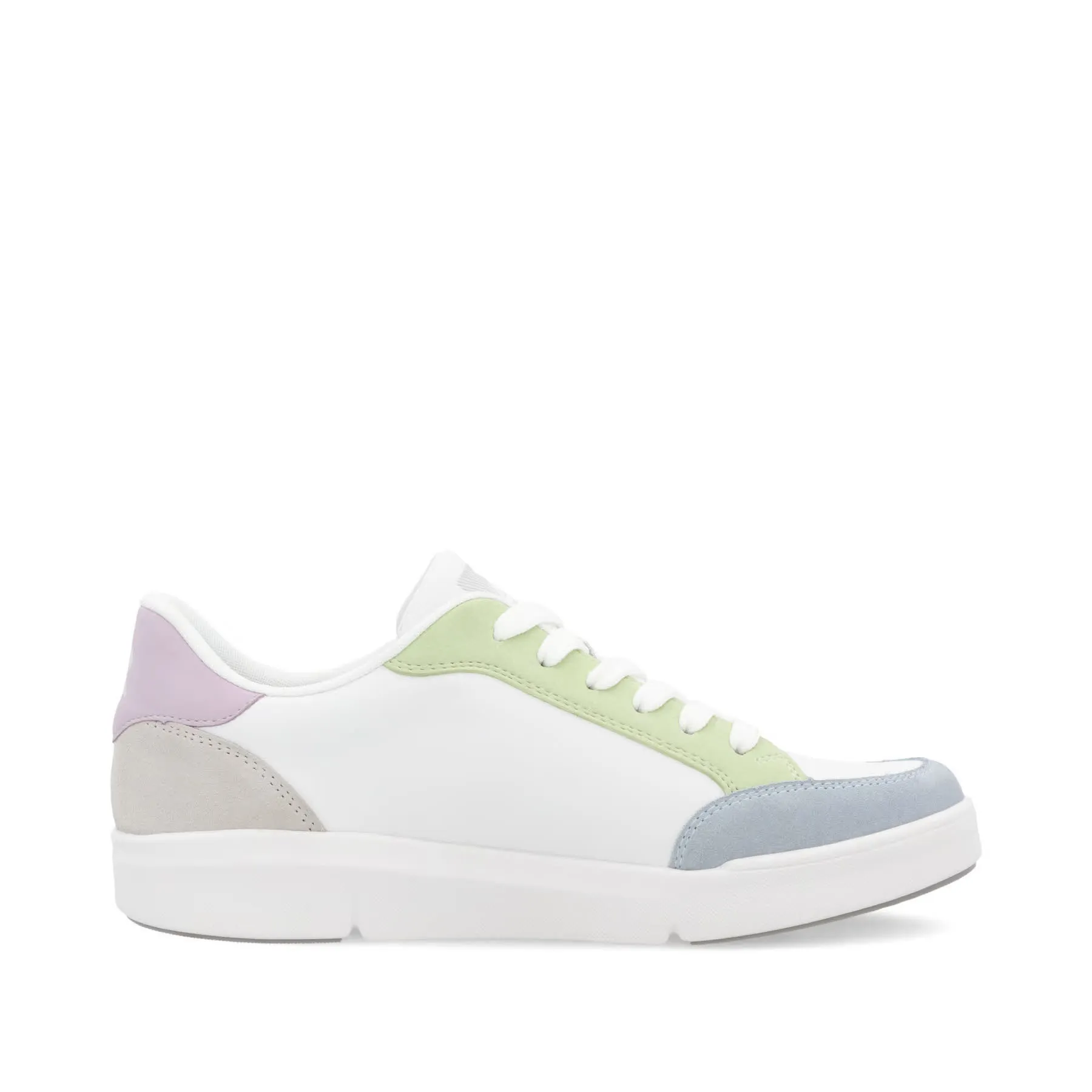 Rieker Damen Halbschuhe Sneaker weiß bunt